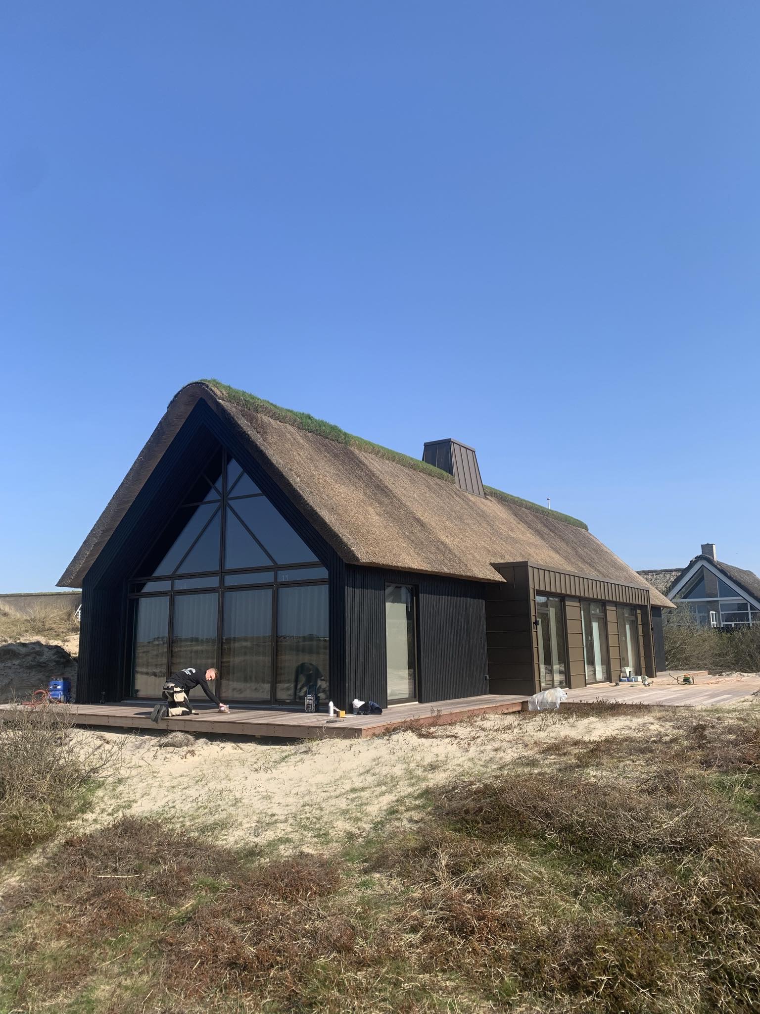Huset i sin fulde længde.